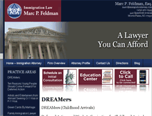 Tablet Screenshot of immigrationlawsnj.com